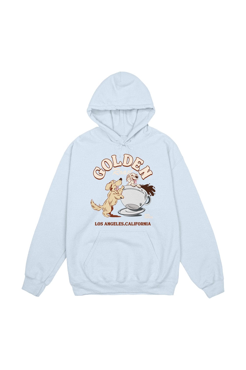 Nathaly Cuevas: Golden Roast Blue Hoodie