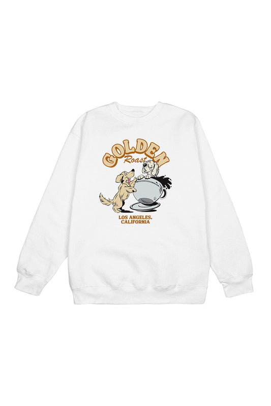 Nathaly Cuevas: Golden Roast White Crewneck