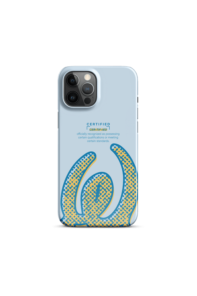 Nico Grigg: Certified Blue iPhone Case