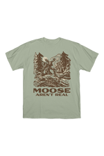 Moose Aren’t Real Moss Tee