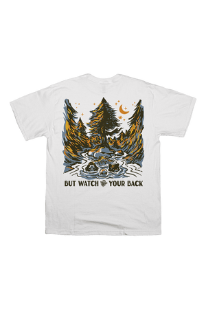 
                  
                    Watch Your Back Stone Tee
                  
                