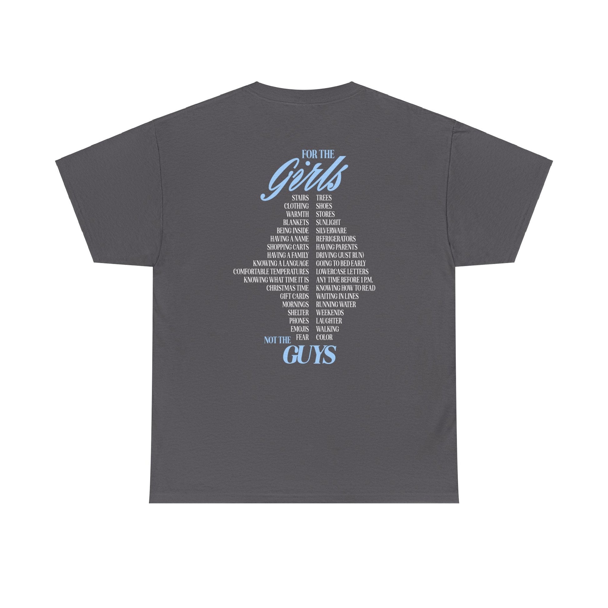 Becca Moore: For the Girls not the Guys World Tour Charcoal Shirt