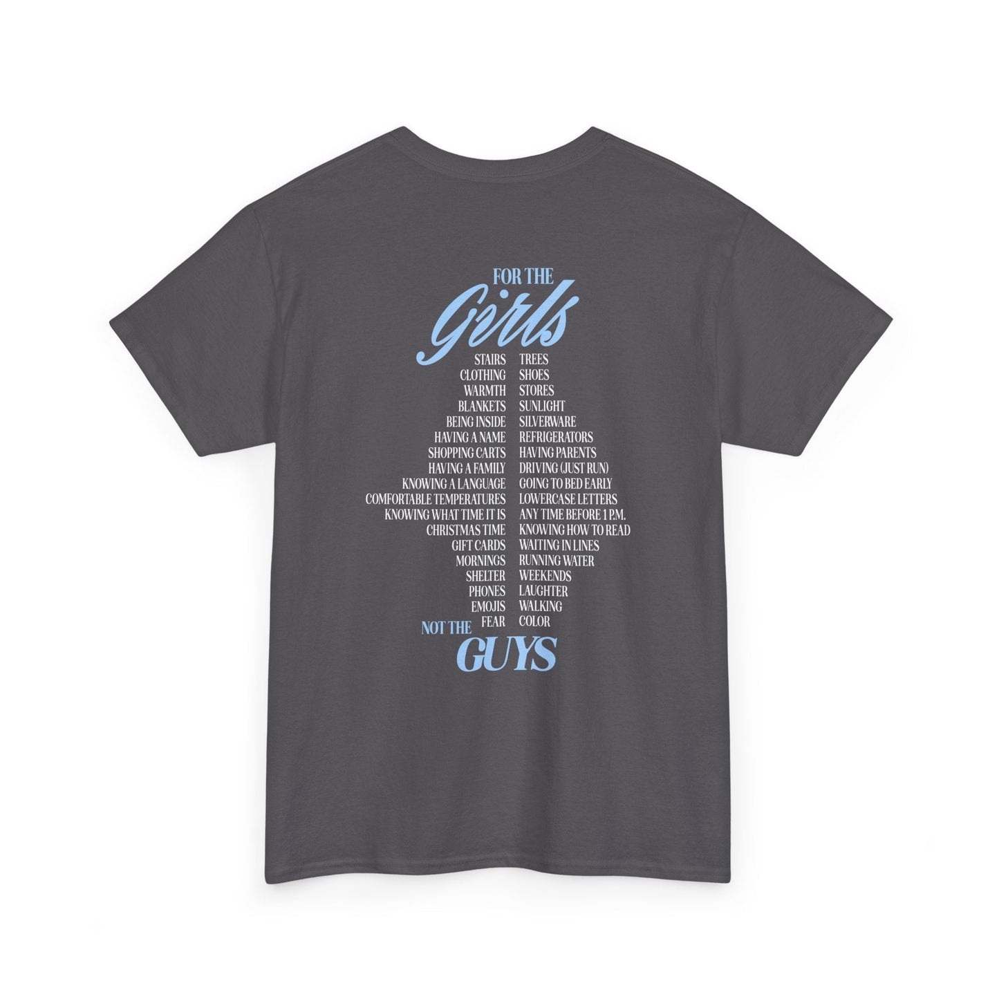 Becca Moore: For the Girls not the Guys World Tour Charcoal Shirt