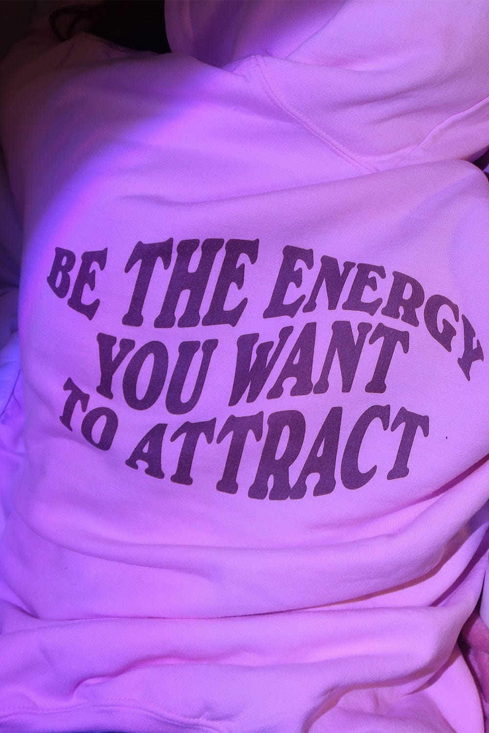 Deb Smikle: Be the Energy Pink Hoodie