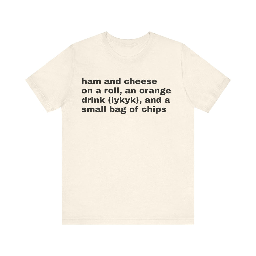 Ham and cheese on a roll shirt