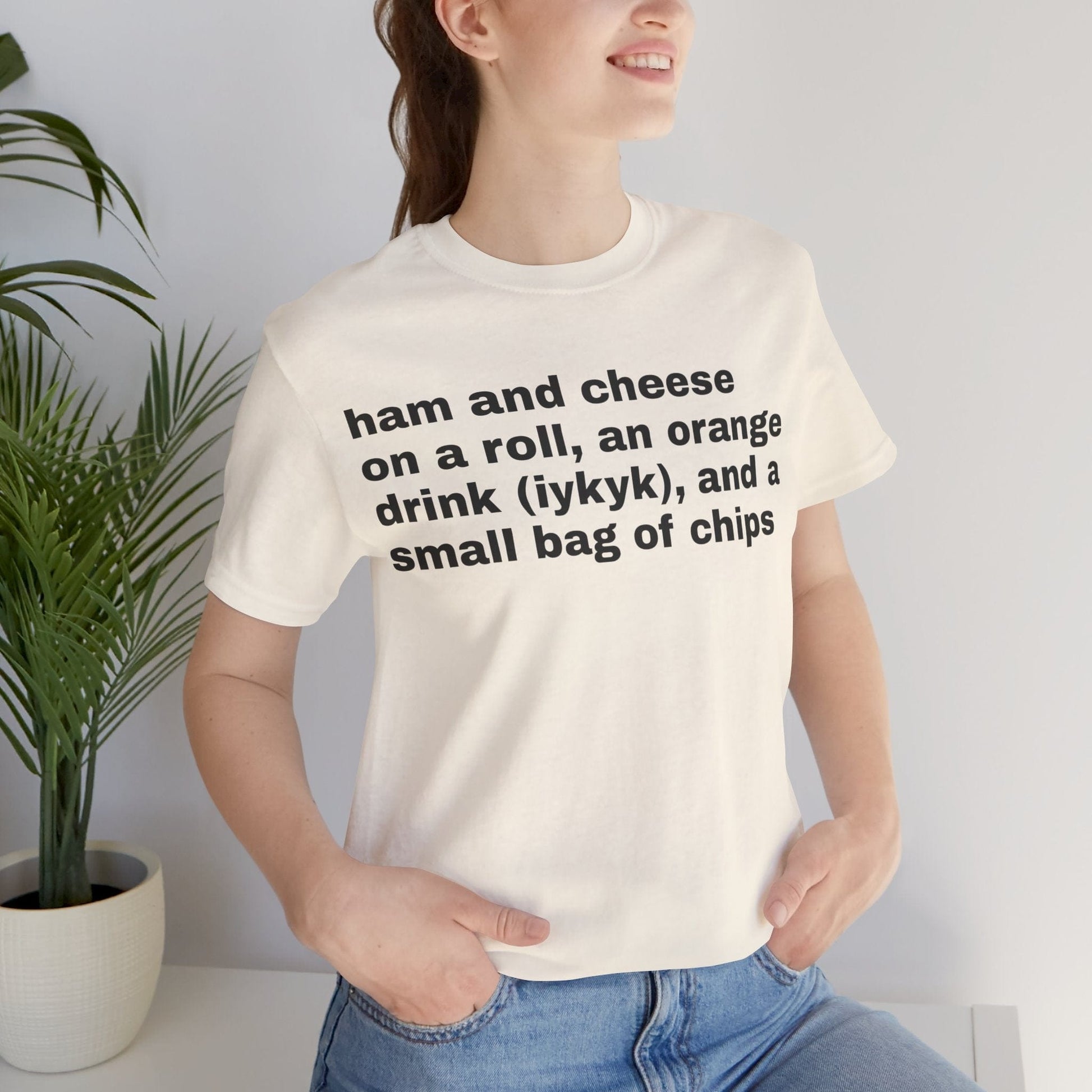 Ham and cheese on a roll shirt