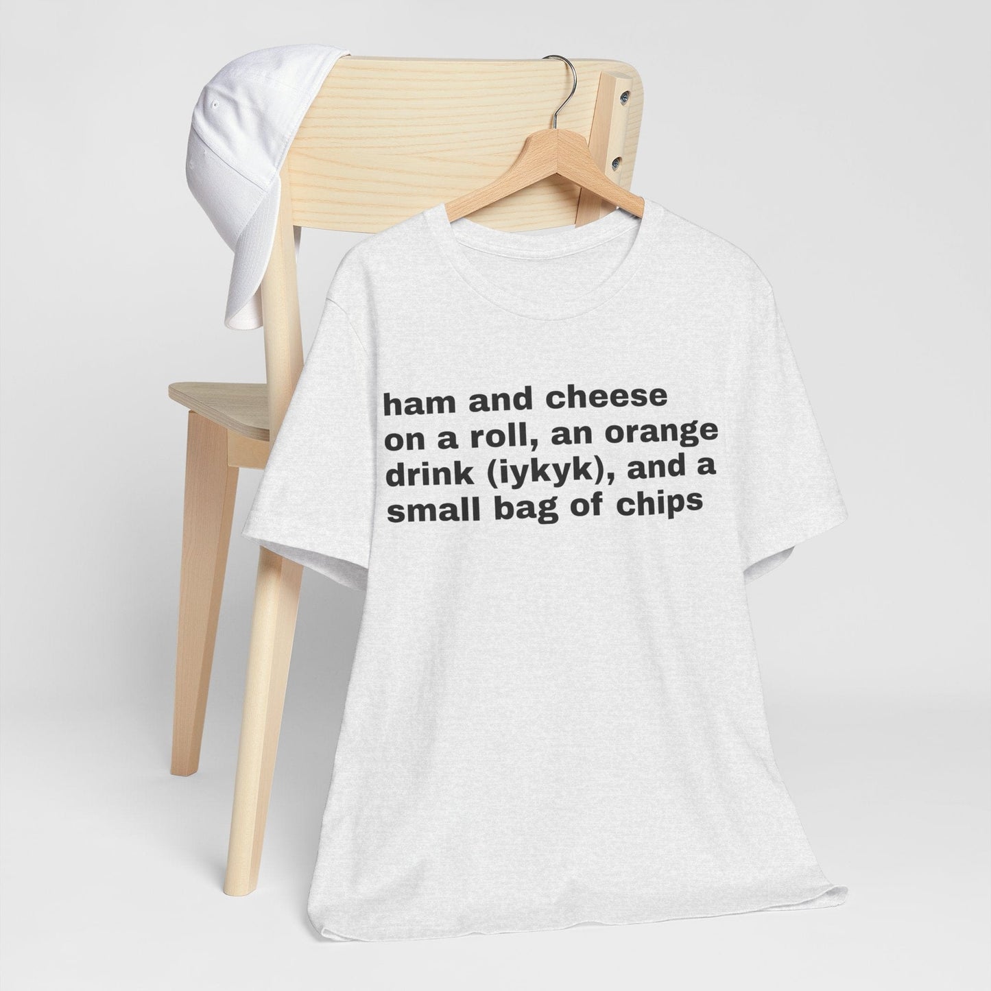 Ham and cheese on a roll shirt