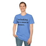 I'm looking for a man in finance tee