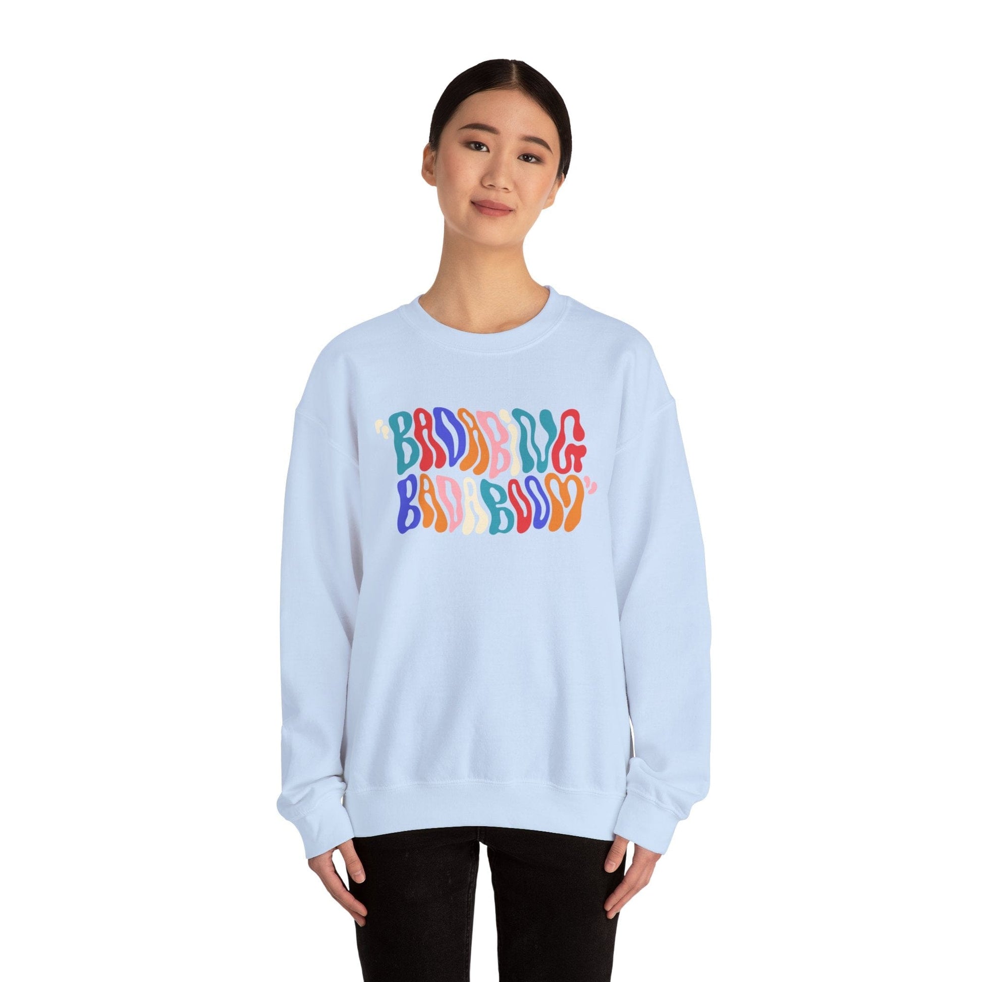 Stephanie Soo: Badabing Blue Crewneck