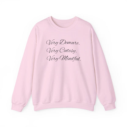 Very Demure Crewneck Sweater