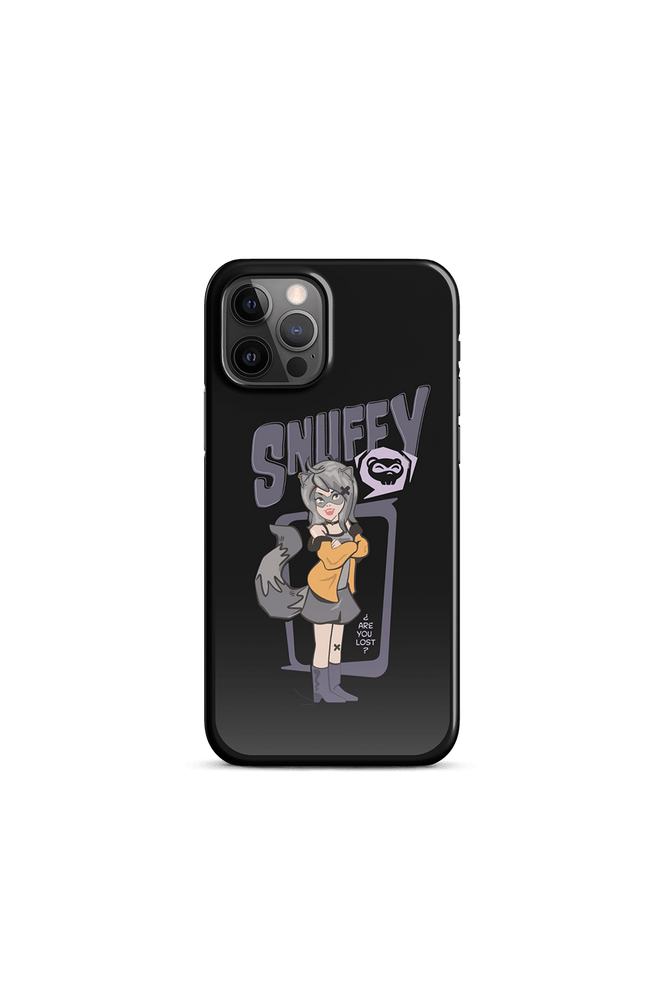 Snuffy: Retro Raccoon iPhone Case