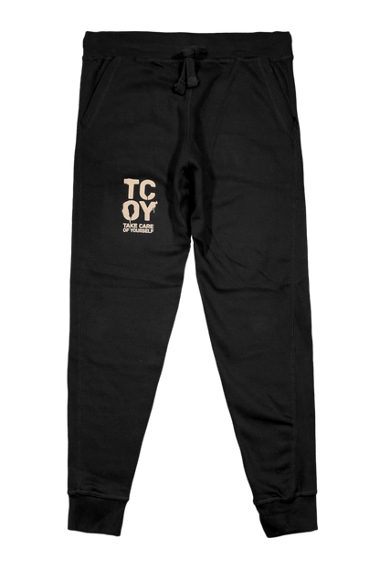 TCOY Graffiti Black Joggers