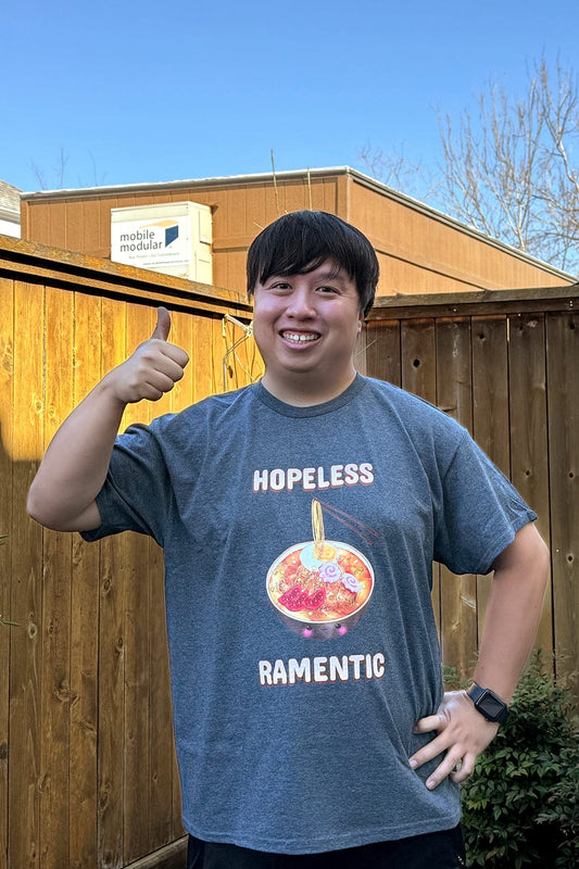 Wayne Dang: Hopeless Ramentic Dark Grey Shirt