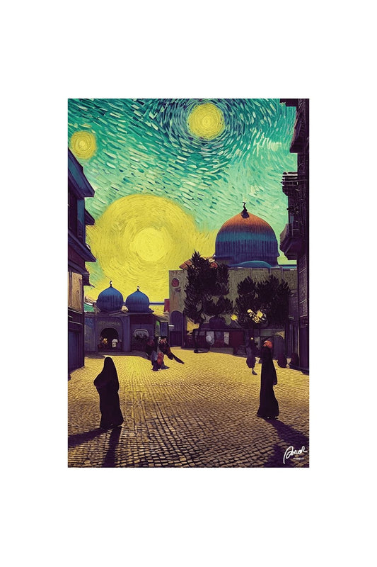 28th Ave: Van Gough Mosque Postcard