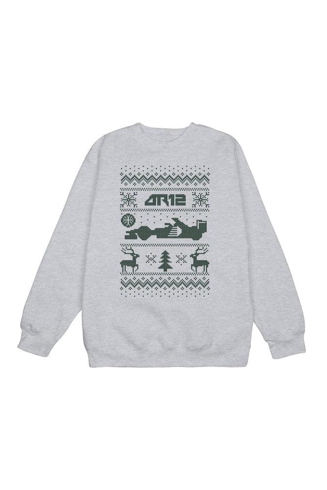 AR12: Ugly Grey Christmas Sweater