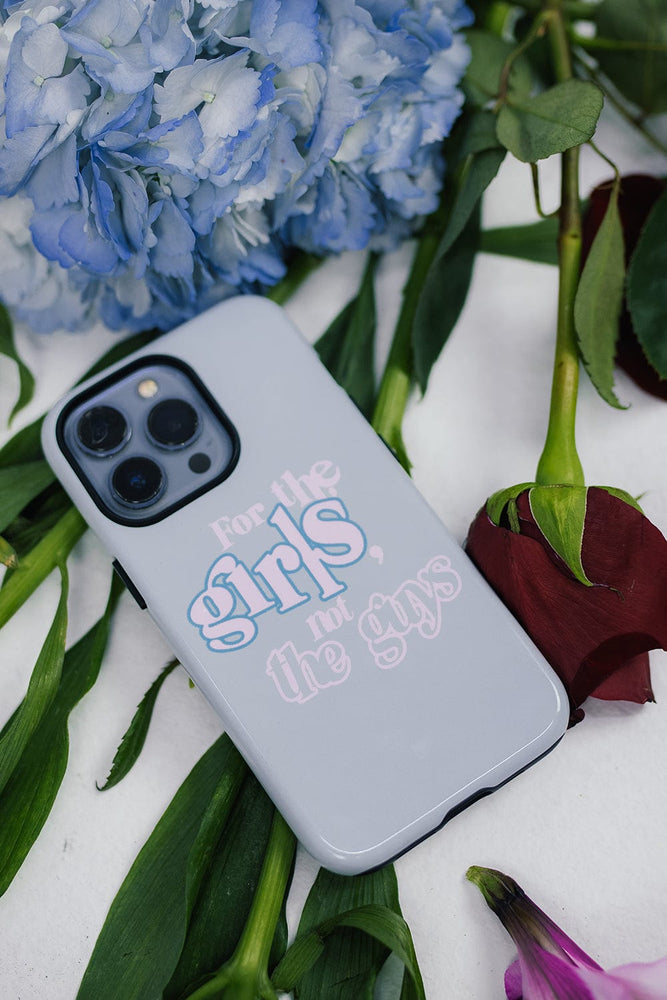 Becca Moore: For the Girls Not the Guys Light Blue iPhone Case