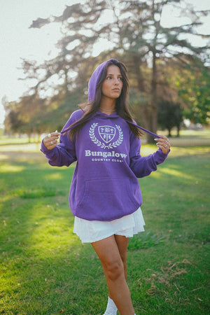 
                  
                    Bobby Mares: Bungalow Country Club Purple Hoodie
                  
                