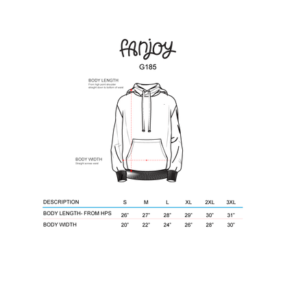 Brady Manek: Cartoon Black Hoodie