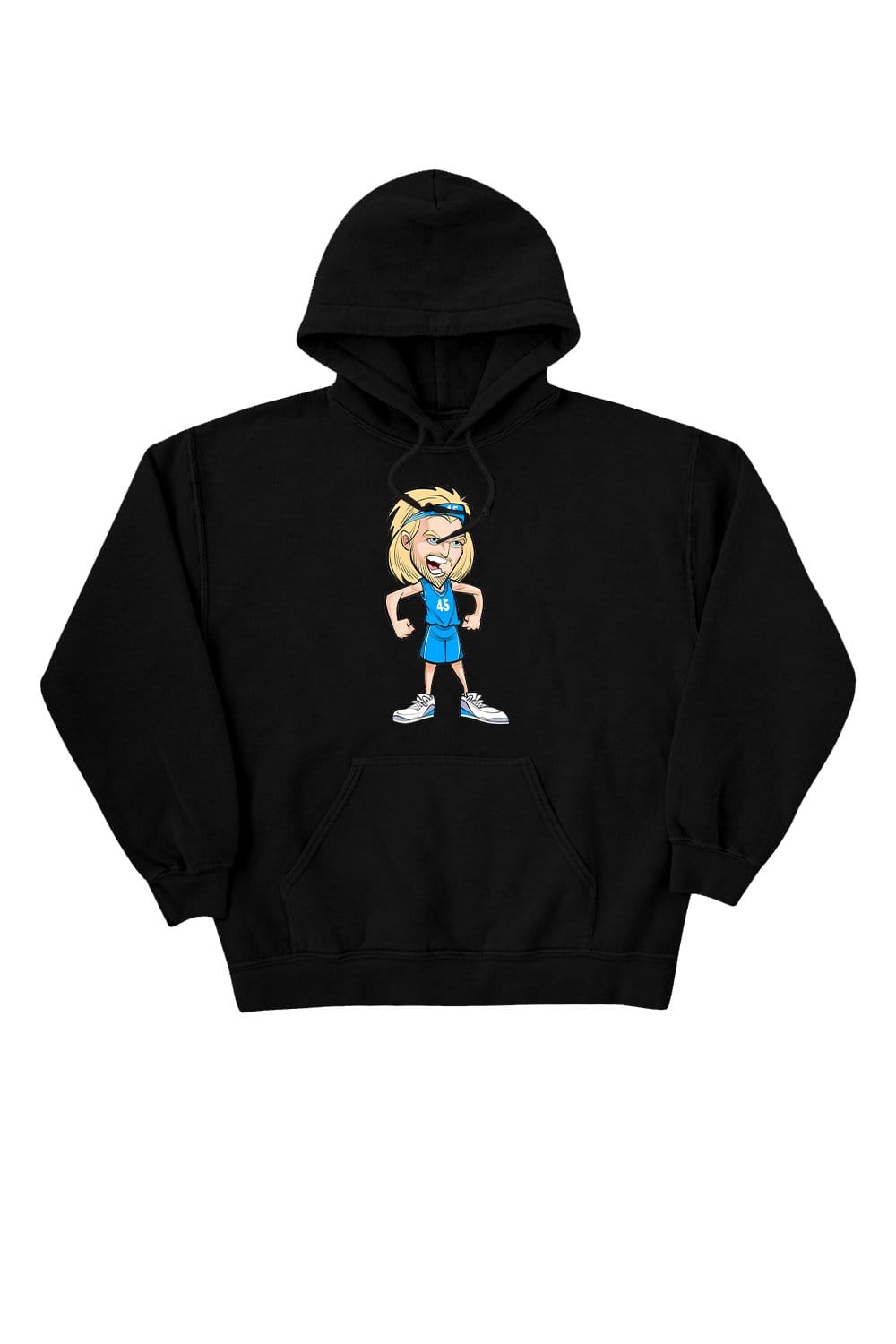 Brady Manek: Cartoon Black Hoodie