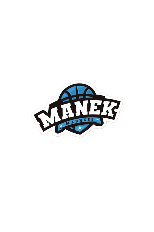 Brady Manek: Manek Madness Blue Sticker