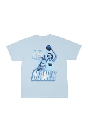 
                  
                    Brady Manek: Throwback Blue Shirt
                  
                