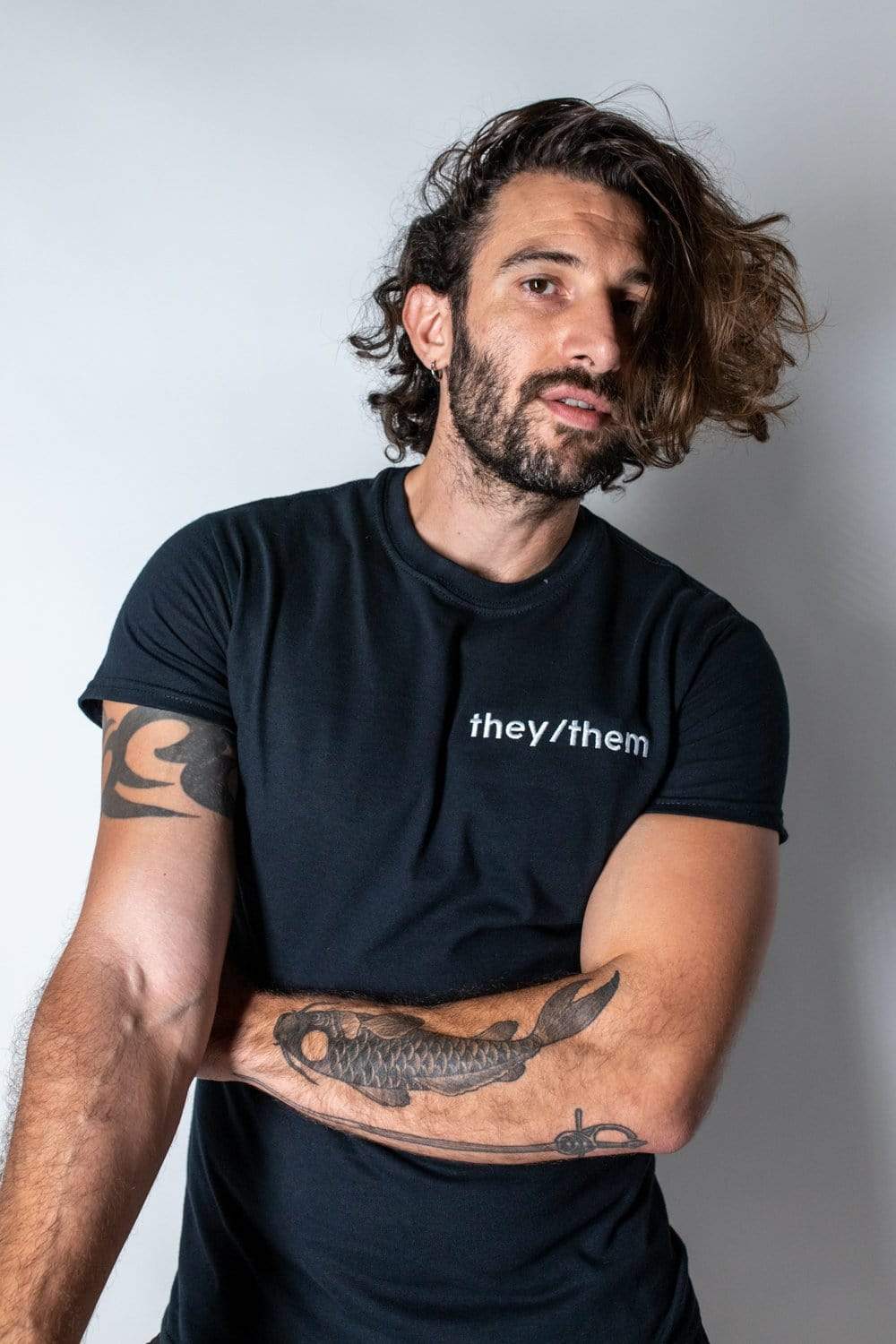 Brendan Jordan Basics V.1: They/Them Black Shirt