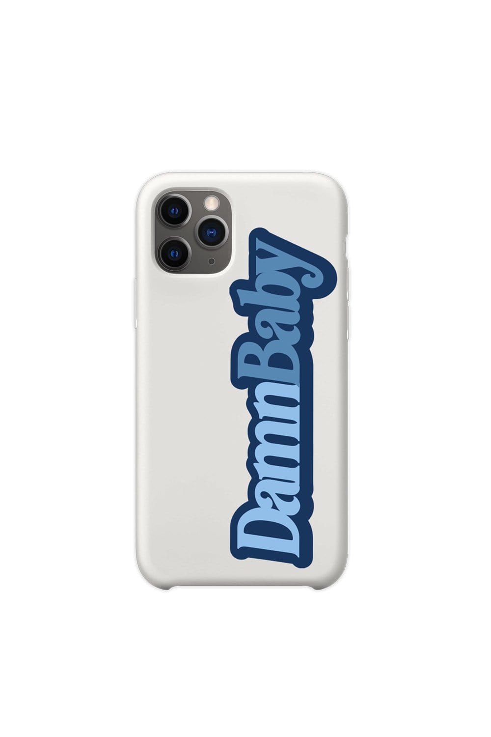 Cale Saurage: Damn Baby V2 White Phone Case