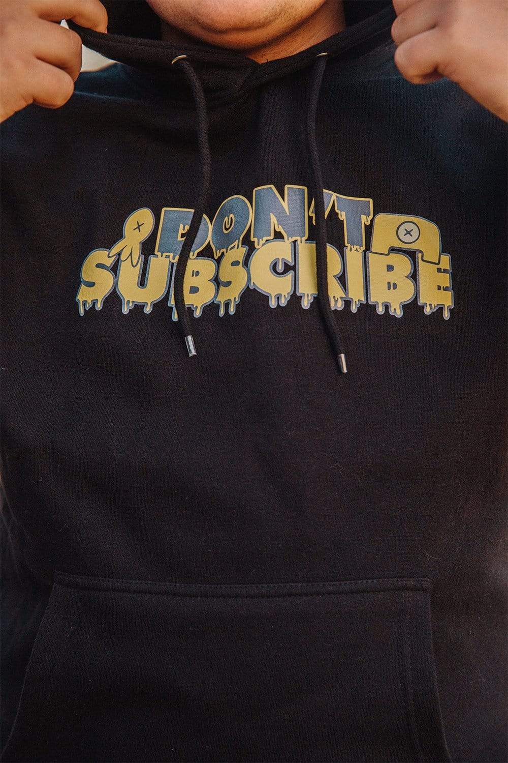 Calvin and Pat: Don't Subscribe Black Hoodie