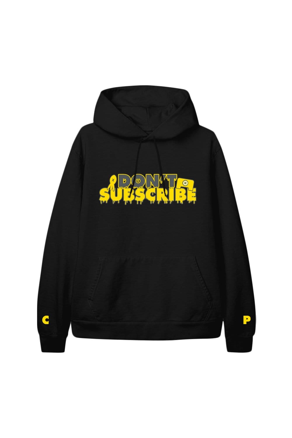 Calvin and Pat: Don't Subscribe Black Hoodie