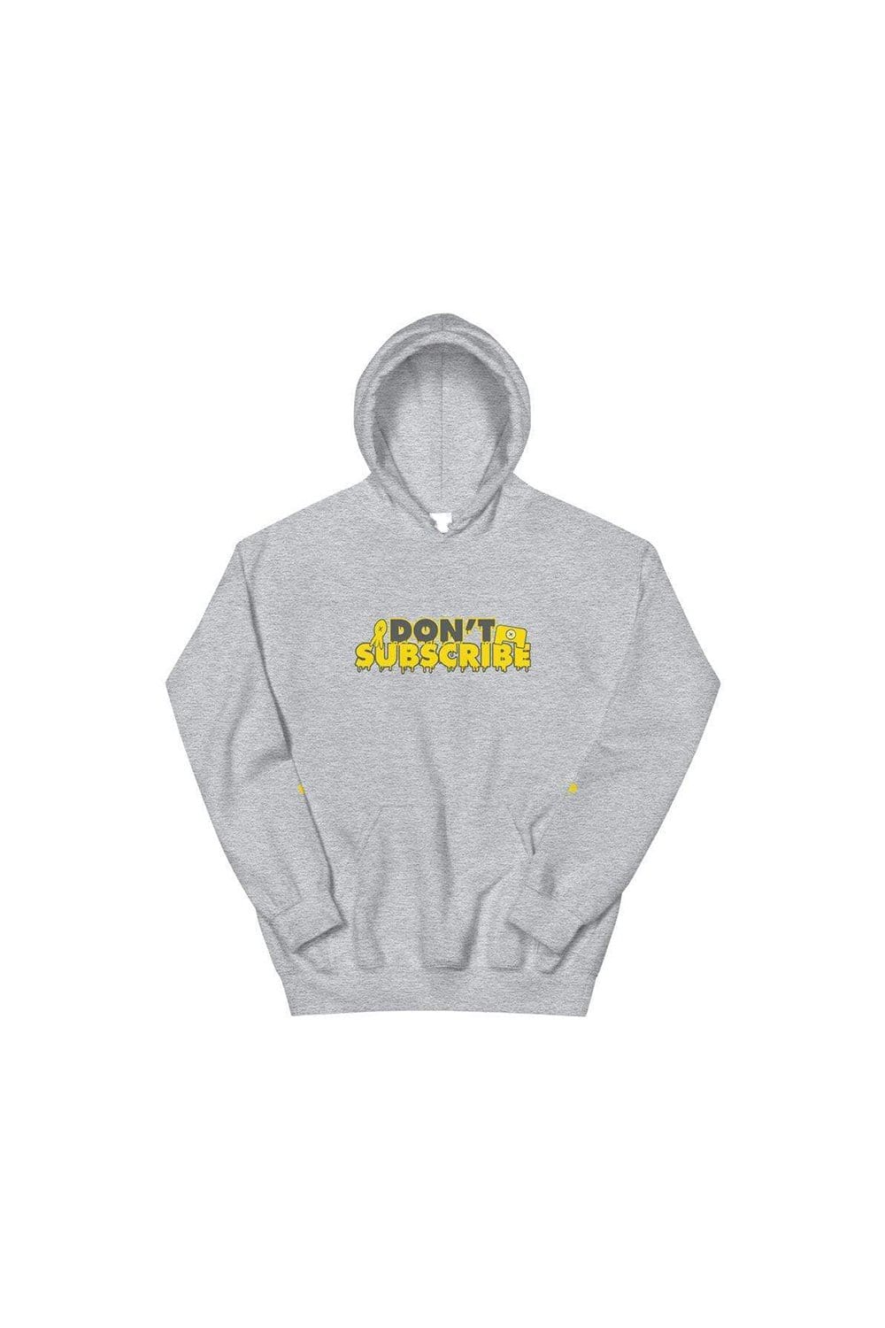 Calvin And Pat: Don't Subscribe Grey Hoodie