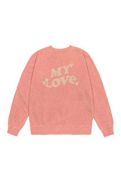 My Love Peach Crewneck