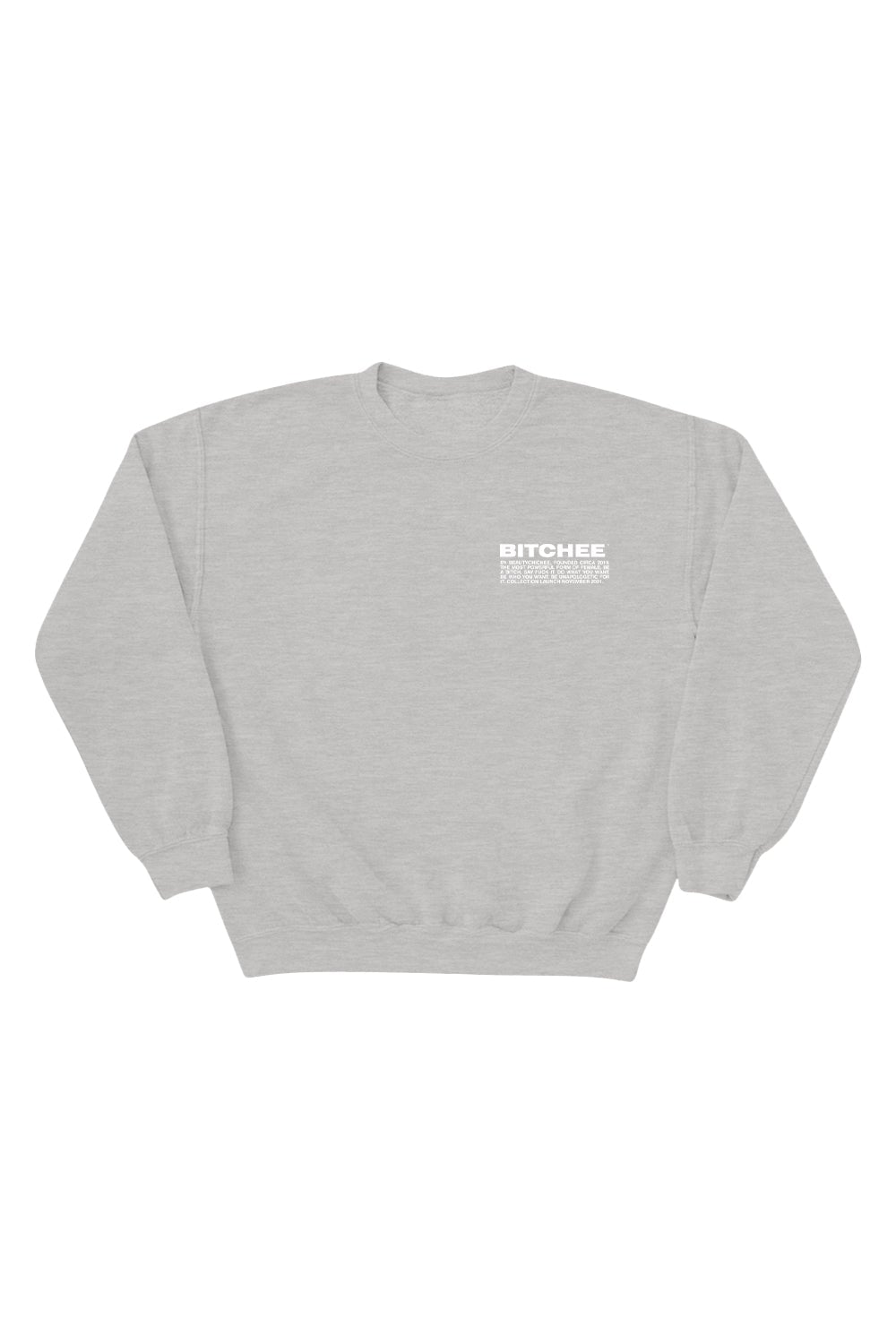 Bitchee Winter Grey Crewneck