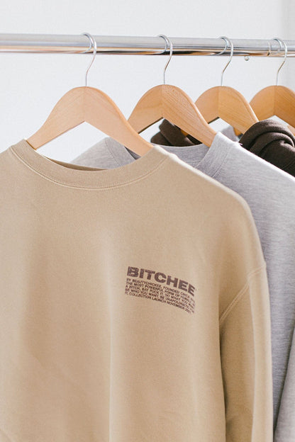 Bitchee Winter Sand Crewneck