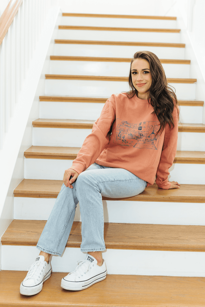 Colleen Ballinger: Relax! Podcast Room Dusty Pink Crewneck