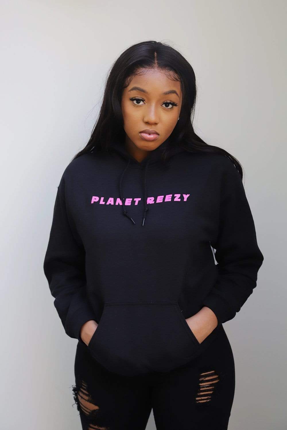 Courtreezy: Planet Reezy Black Hoodie