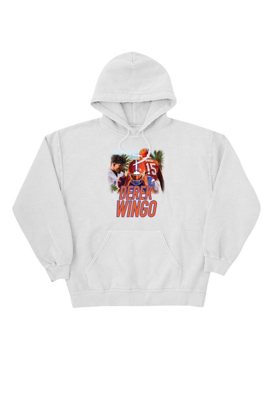 Derek Wingo: Signature White Hoodie