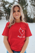 Emily Zugay: I Love Mayo Red Shirt