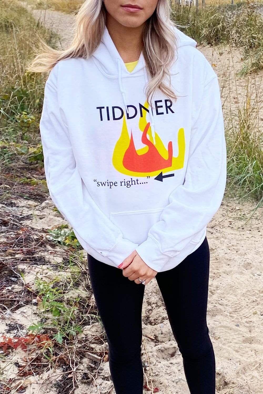 Emily Zugay: Tiddner White Hoodie