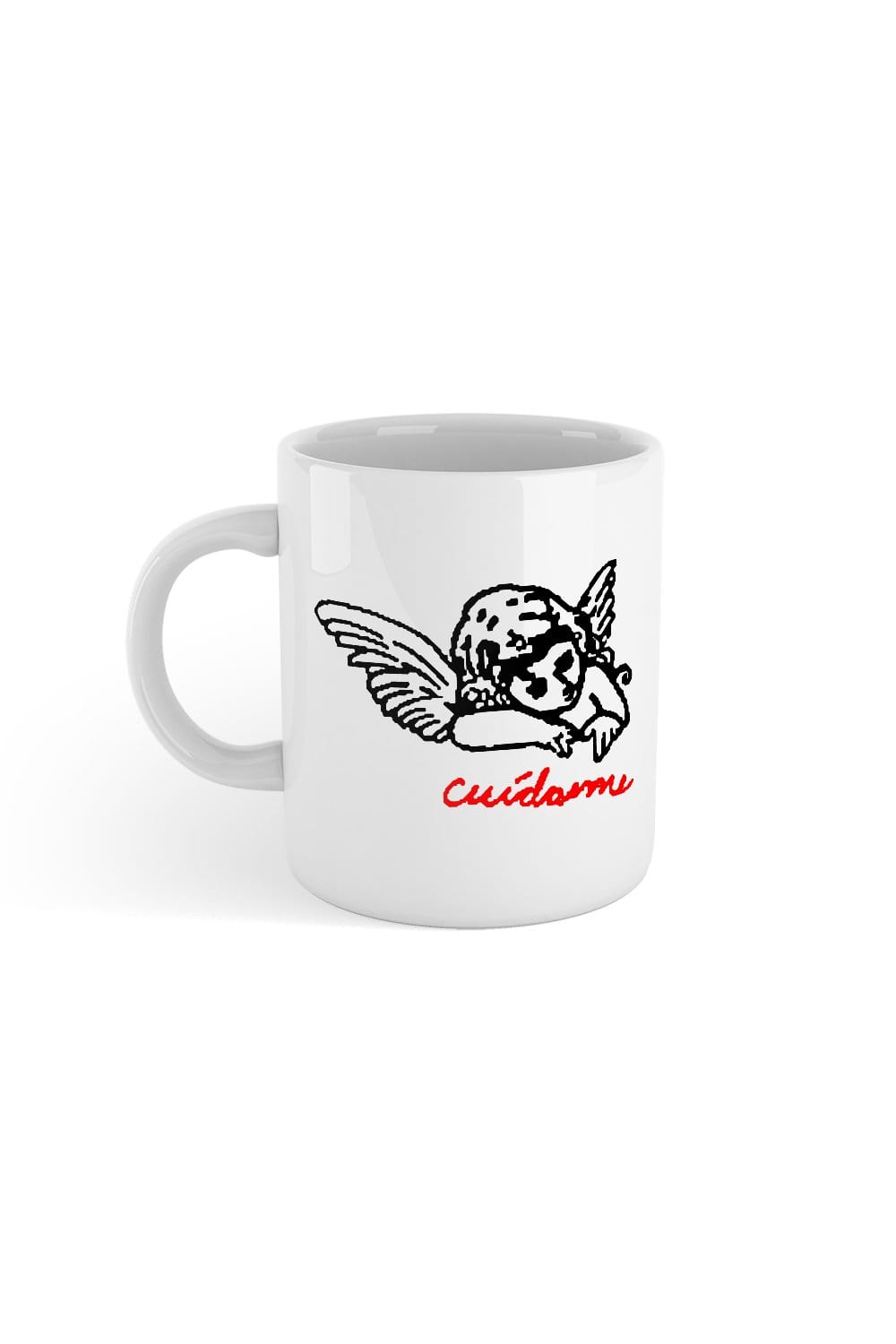 Calle y Poche: Cuidame White Mug