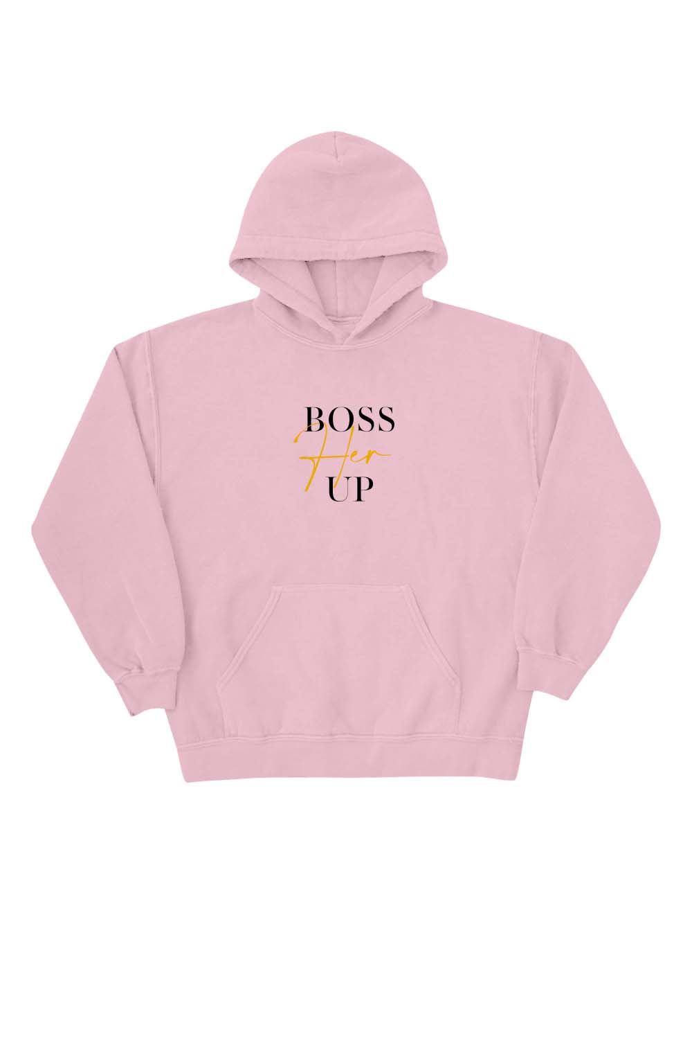 Charmaine Bey: Boss Her Up Pink Hoodie