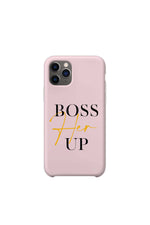 Charmaine Bey: Boss Her Up Pink Phone Case