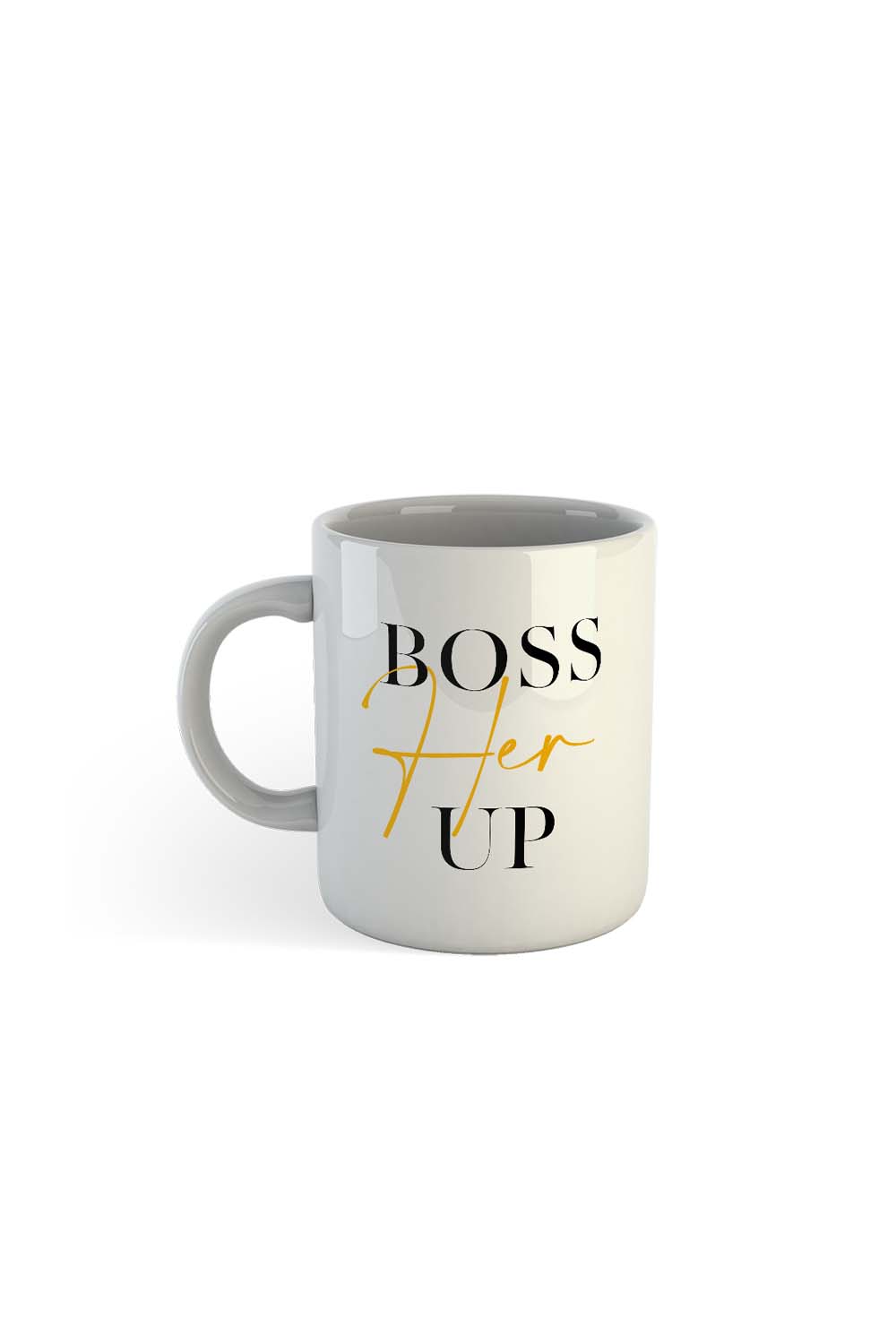 Charmaine Bey: Boss Her Up White Mug