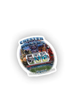 Chester Rogers: Slot Machine Navy Sticker