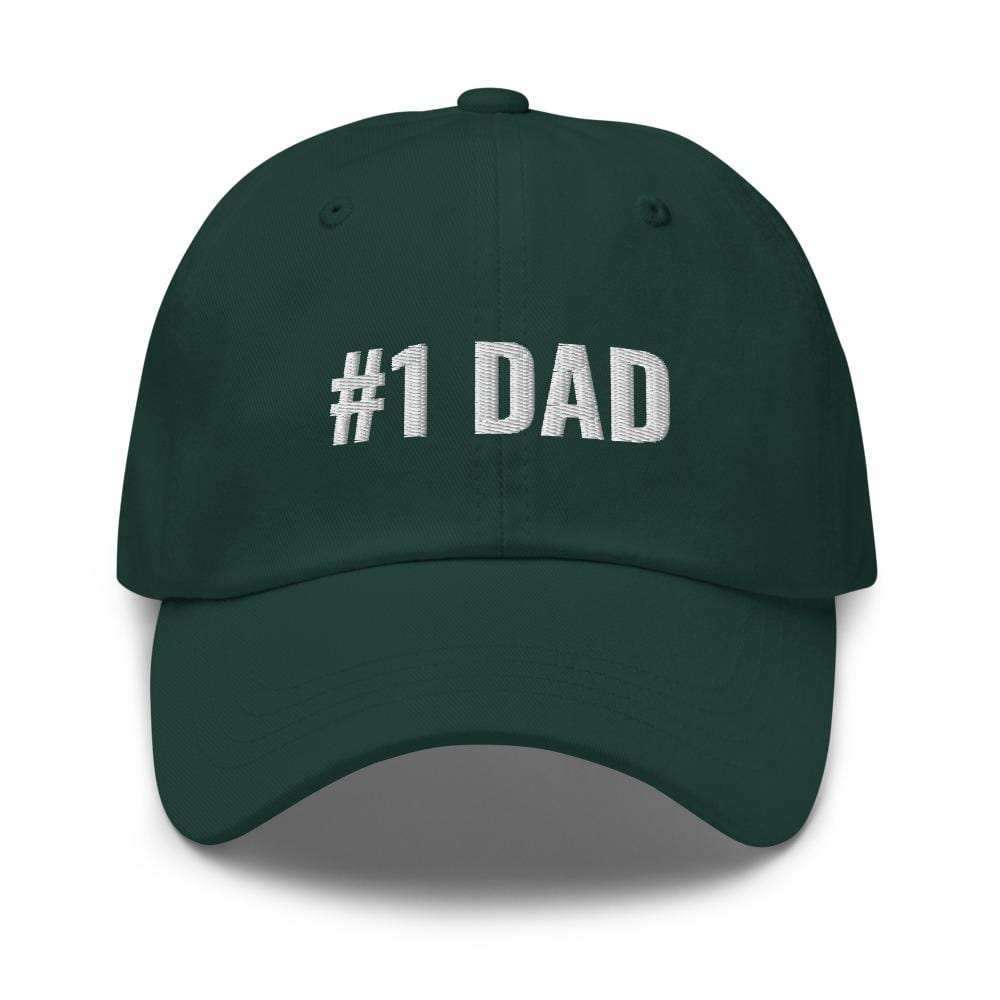 Fanjoy: #1 Dad Forest Green Hat