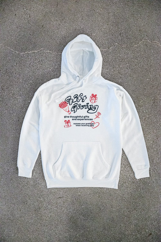 Fanjoy: Gift Giving White Hoodie