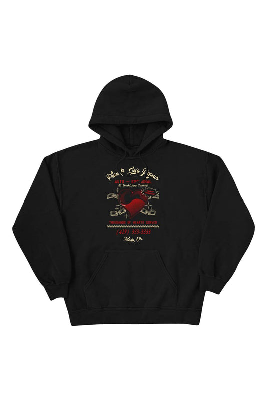 Fanjoy: Hearts Served Black Hoodie