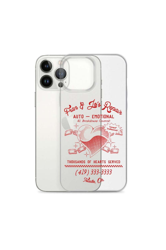 Fanjoy: Hearts Served Clear iPhone Case