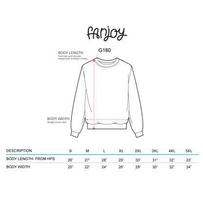 Fanjoy: Loverboy White Crewneck