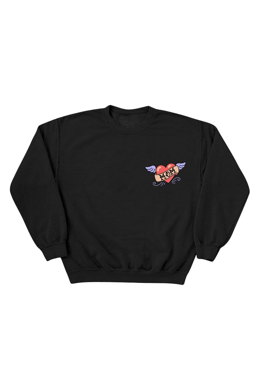 Fanjoy: Mom Black Crewneck