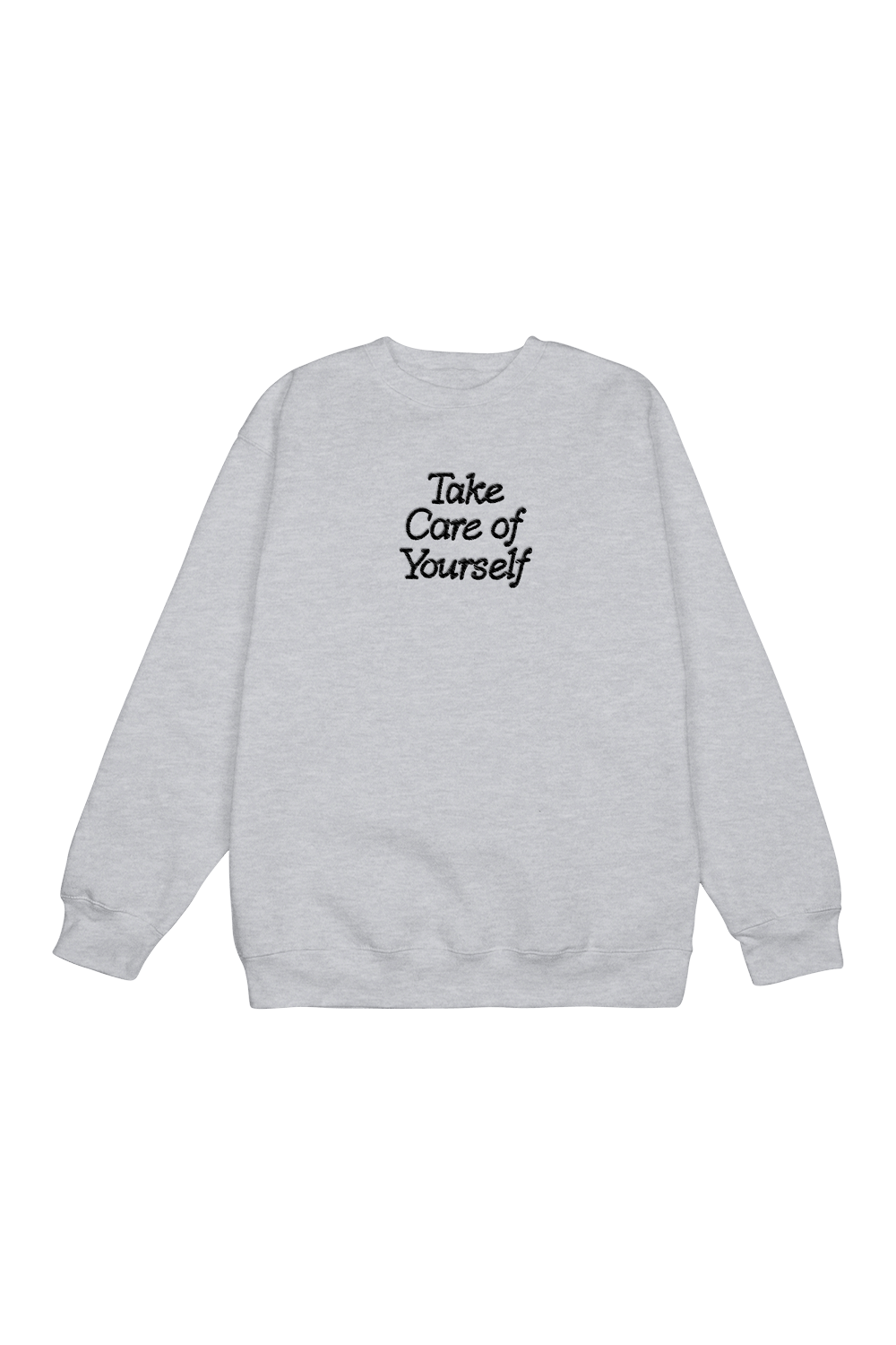 Fanjoy: TCOY Embroidered Grey Crewneck